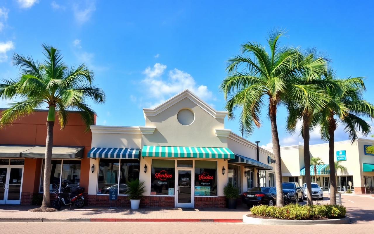 Commercial business insurance in Bonita Springs and Fort Myers Florida - local business storefront