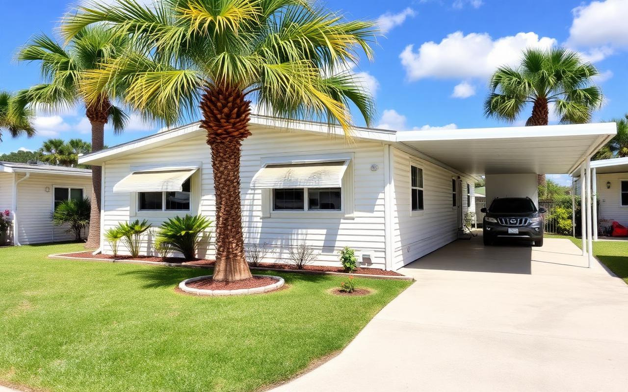 Manufactured home insurance in Southwest Florida - mobile home community near Bonita Springs