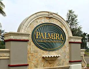 Palmira Golf & Country Club entrance sign in Bonita Springs Florida - home insurance coverage by Insurance Specialists